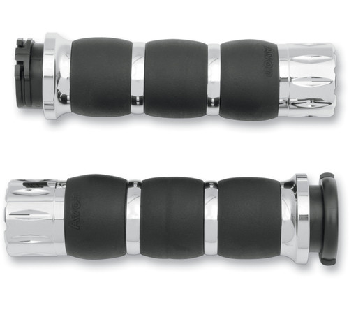 Avon Velvet Air Chrome Rival 1" Grips (AIR-93-RIV)