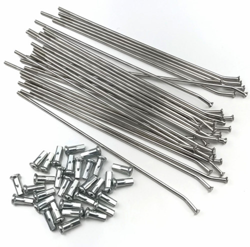 Excel Colorworks MX Front Spoke & Nipple Set Stainless 19 x 1.40 (XS0-41197)