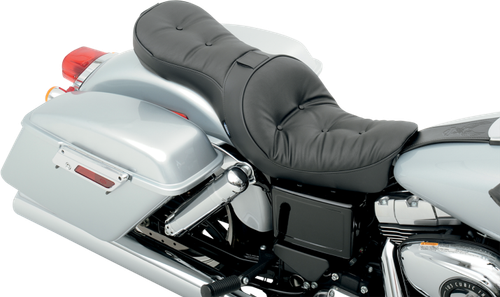 Drag Specialties Low Profile Wide Touring Seat | Pillow (0804-0297)