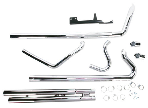 Cobra Speedster Chrome Slash-Down Exhaust System (6850)