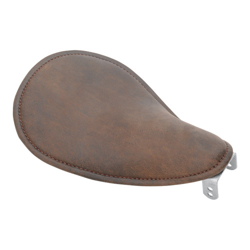 Drag Specialties Spring Solo Seat | Small | Distressed Brown (0806-0039)