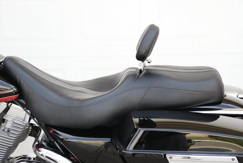 Drag Specialties EZ Glide II Small Backrest | Smooth (0822-0133)