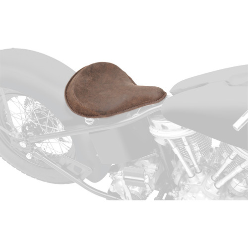 Drag Specialties Spring Solo Seat | Large | Distressed Brown (0806-0050)