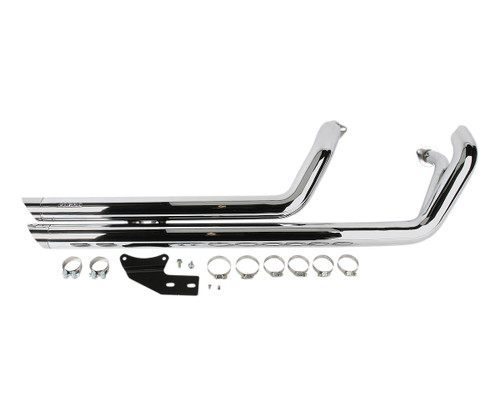 Cobra Streetrod Slash-Down Chrome Exhaust System (1921)