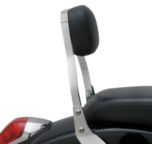 Cobra Square Mini 11" Chrome Sissy Bar Passenger Backrest (02-4962)