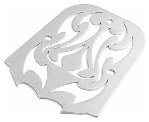 Cobra Chrome Tribal Backrest Insert for Tall Square Backrests (02-5054)