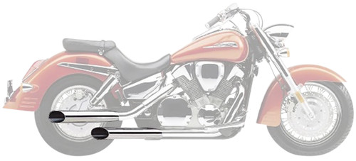 Cobra Boulevard Chrome Slash-Cut Slip-On Mufflers (1179SC)