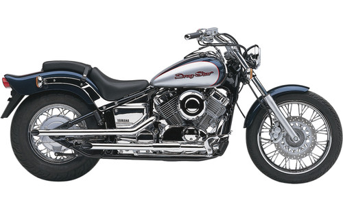 Cobra 2" Slash Cut Drag Pipes Chrome Exhaust System (2263)