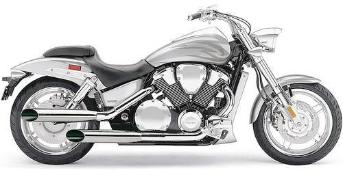 Cobra Boulevard Slash-Cut Chrome Slip-On Mufflers (1176SC)