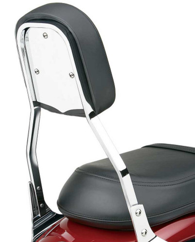 Cobra Plain Chrome Backrest Insert for Tall Square Backrests (02-5050)