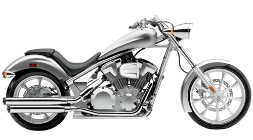 Cobra Boulevard Slash-Cut Chrome Slip-On Mufflers Honda VT1300CR/CS/CT/CX (1133)