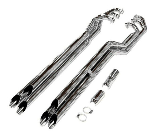 Cobra 6-into-6 Drag 2" Chrome Exhaust System (1269)