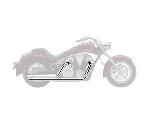 Cobra Speedster Slash-Down Chrome Exhaust System (1833)