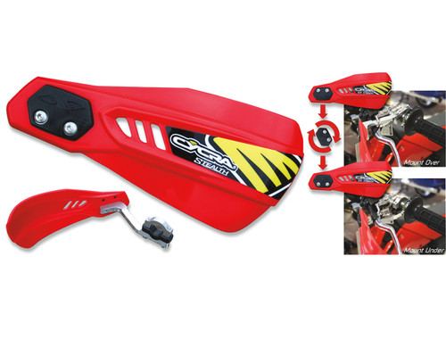 Cycra Stealth Alloy Racer Pack Red Handshields (1CYC-0015-32X)