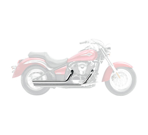 Cobra Speedster Slash-Down Chrome Exhaust System (4823)