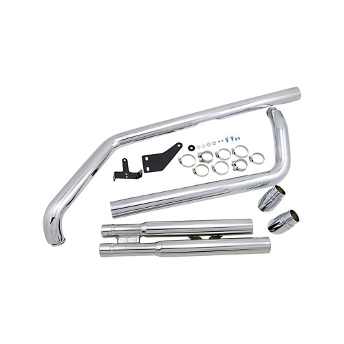 Cobra Speedster Slash-Down Chrome Exhaust System (4823)