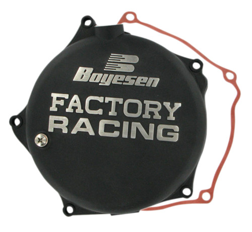 Boyesen Factory Clutch Cover | Black | '04-08 KX250F / '04-06 RM-Z 250 (CC-17B)
