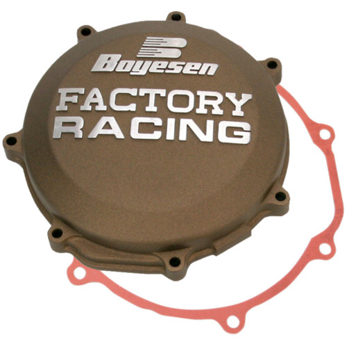 Boyesen Factory Clutch Cover - Magnesium - YZ450F / WR450F / YZ450FX (CC-38CM)