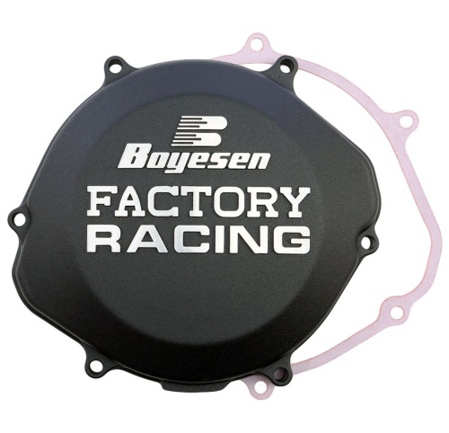 Boyesen Factory Clutch Cover | Black | '02-07 Honda CR250R (CC-02AB)