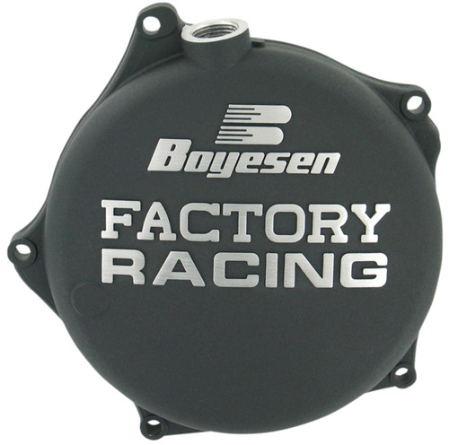 Boyesen Factory Clutch Cover - Kawasaki KX250F 2009-2020 - Black (CC-17AB)
