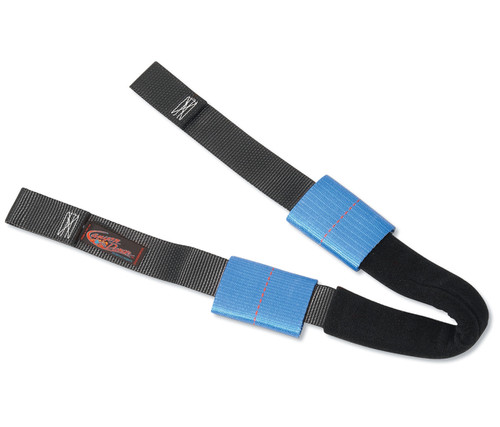 Canyon Dancer Wide Bar Blue/Black Motorcycle Transport Bar-Harness (39205)