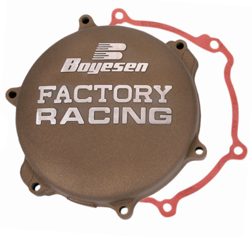 Boyesen Factory Clutch Cover - Magnesium - '05-26 Yamaha YZ125 / YZ125X (CC-33M)