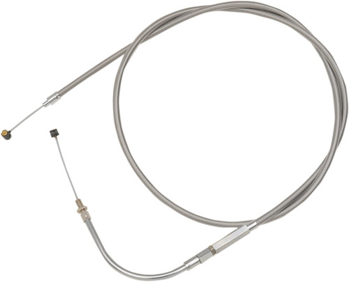 Barnett Stainless Steel Throttle Push/Idle Cable Stock +3" (102304001603)