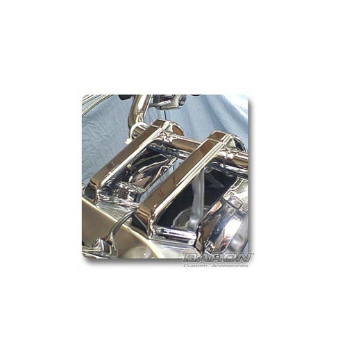 Baron DT Style Chrome Handlebar Risers (BA-7421RD)