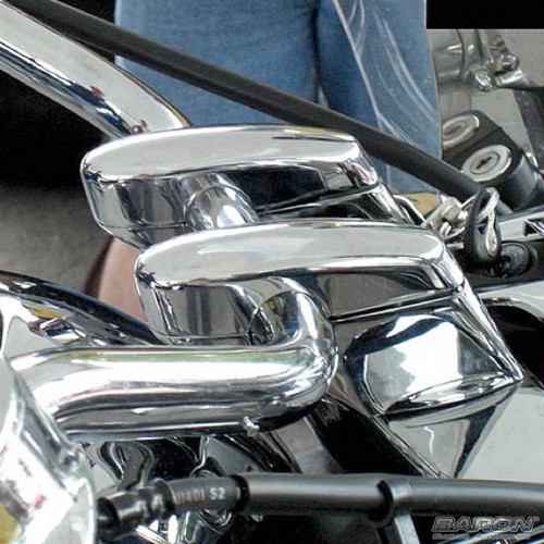 Baron Chrome Pullback Risers for Yamaha Roadliner/Statoliner (BA-7422-00)