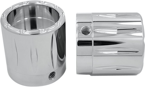 Avon Rival 1" Chrome Front Axle Nut Covers (AXL-RIV-CH)