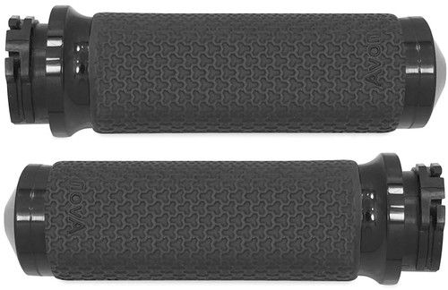 Avon Memory Foam Black Grips Cable-Style Small 1.375" O.D. (MF-63-ANO)