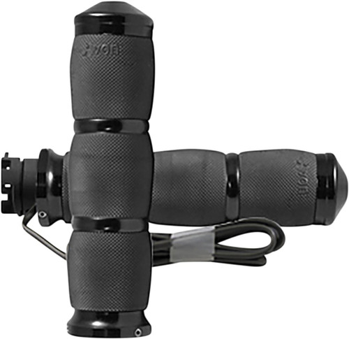 Avon Air Cushion Black Anodized Heated 1" Grips (IN-S-AIR-90A-H)