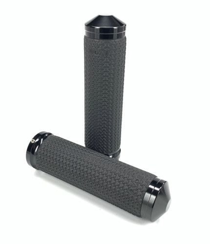 Avon Black Anodized Memory Foam 1" Grips (IN-TO-MF-63A-AN)