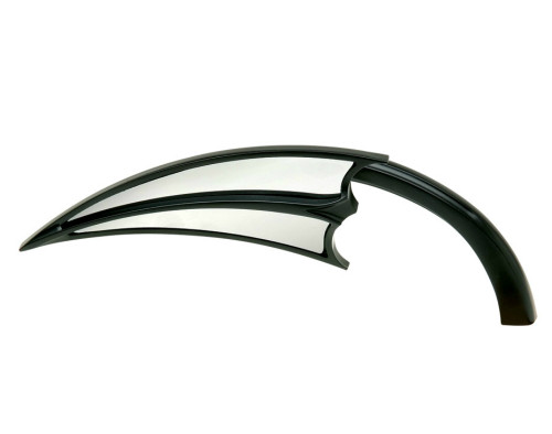 Arlen Ness Micro Mirror Scoop Black Left (13-028)