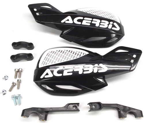 Acerbis Uniko MX Offroad Vented Black/White Handguards (2072670001)