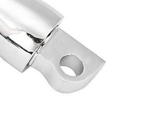 Accutronix Knurled Grooved Chrome Folding Footpegs (RP111-KGC)