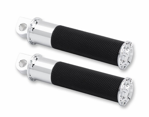 Arlen Ness Fusion Bevelled Chrome Footpegs (07-928)