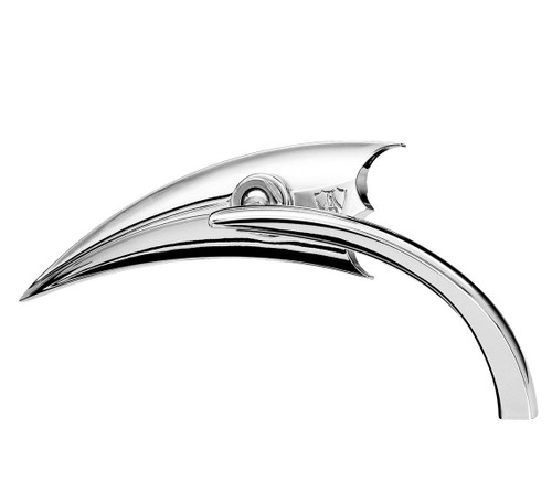 Arlen Ness Micro Triangle Scoop Chrome Right Mirror (13-061)