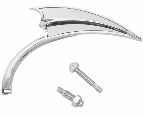 Arlen Ness Micro Triangle Scoop Chrome Right Mirror (13-061)