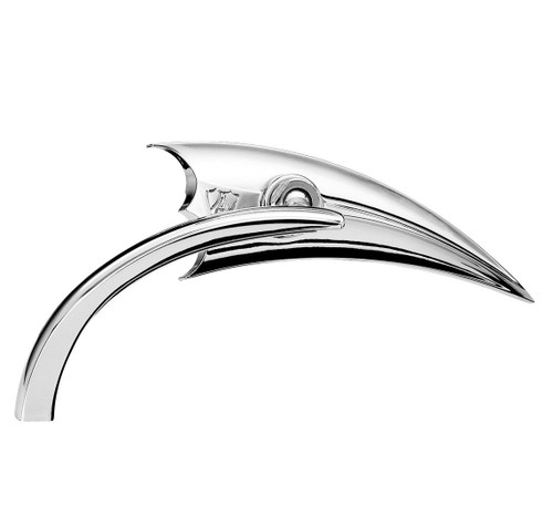 Arlen Ness Micro Triangle Scoop Chrome Left Mirror (13-060)