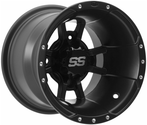 ITP SS112 Sport ATV Matte Black 9x8 Wheel/Rim (0928386536B)