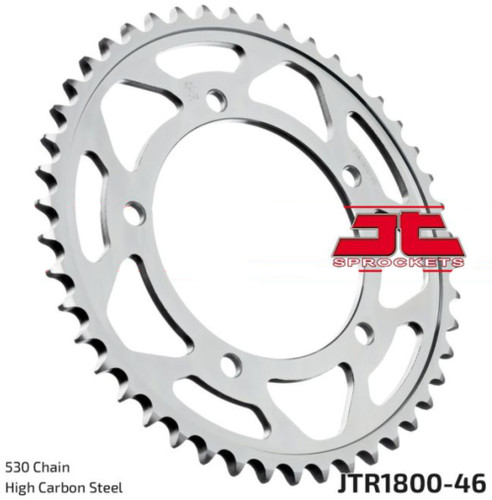 JT Steel Rear Sprocket 46 Tooth (JTR1800.46)