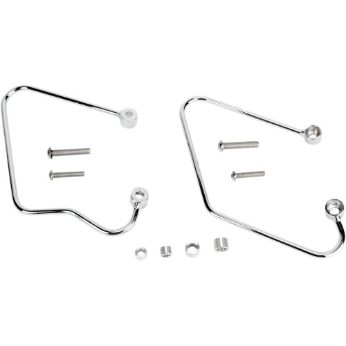 Cobra Chrome Saddlebag Support Bars (02-6150)