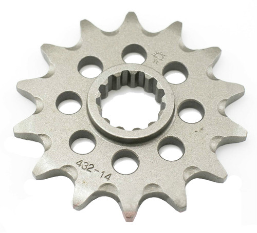 JT Front Sprocket | 14 Tooth | 520 | Self Cleaning | Lightweight (JTF432.14SC)