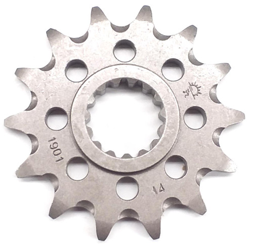 JT Front Sprocket | 14 Tooth | 520 | Self Cleaning | Lightweight (JTF1901.14SC)