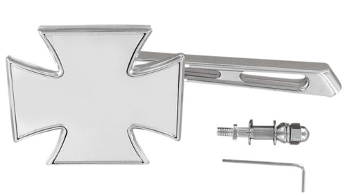 Drag Specialties Maltese Cross Chrome Mirror (1901-6009)