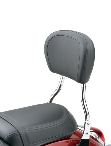 Cobra Round Short 14" Chrome Sissy Bar Backrest (02-8701)
