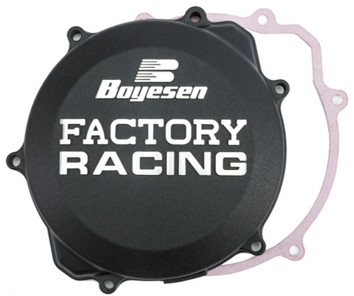 Boyesen Factory Clutch Cover | Black | '99-26 YZ250/'16-26 YZ250X (CC-32AB)