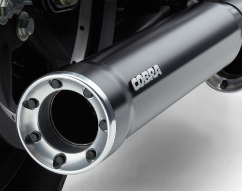 Cobra 3" Black Slip-On Mufflers w/Race-Pro Tips (6052B)
