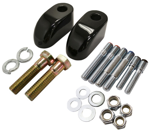 Baron 1" Black Handlebar Extension Riser (BA-7416-01B)